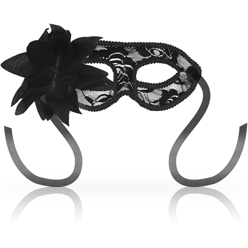 OHMAMA - MASCHERE IN PIZZO NERO E FIORI
