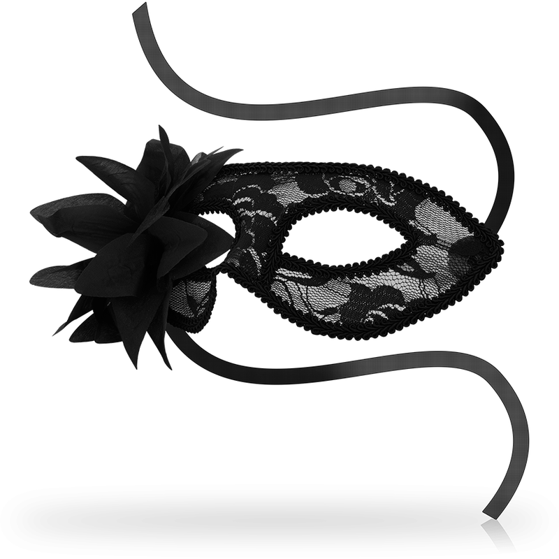OHMAMA - MASCHERE IN PIZZO NERO E FIORI