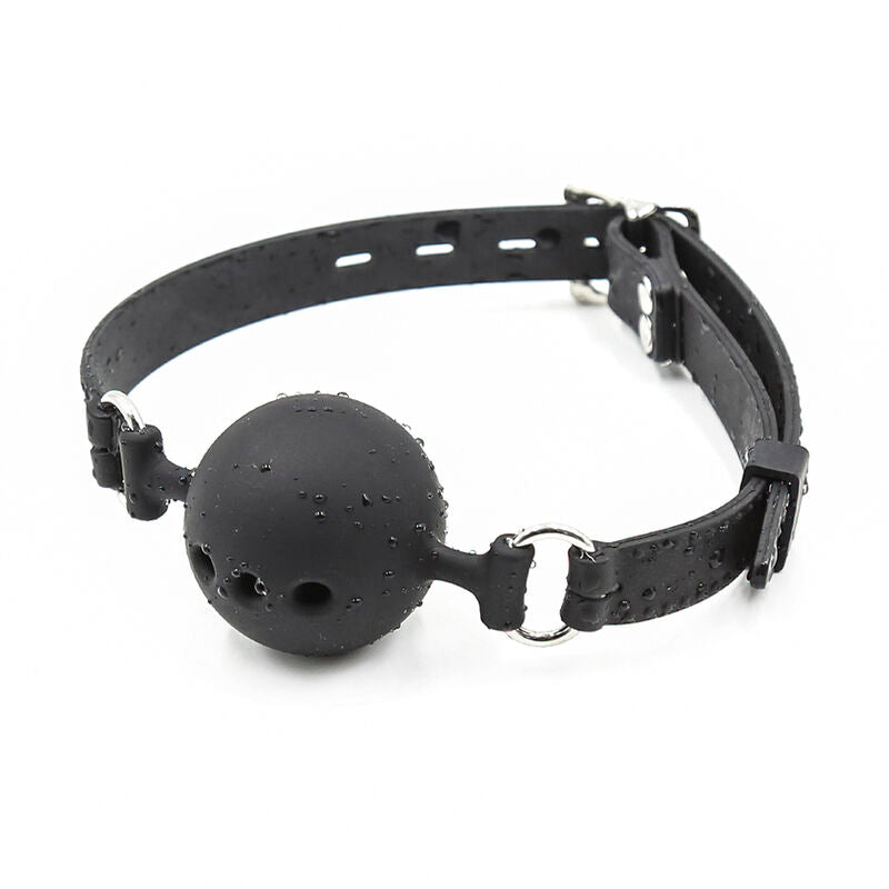 OHMAMA FETISH - MORDAZA DE SILICONA TRANSPIRABLE TALLA L
