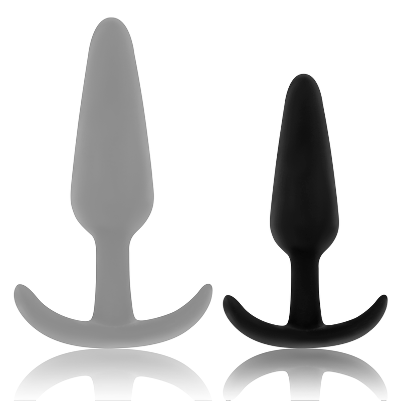 OHMAMA - PLUG ANALE IN SILICONE CON MANICO PICCOLO