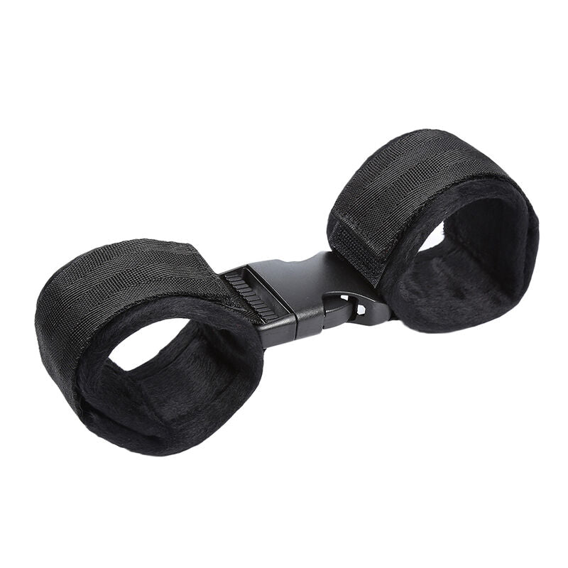 OHMAMA FETISH - SUJECIONES DE MUÑECA DE NYLON CON CIERRE DE GANCHO Y BUCLE