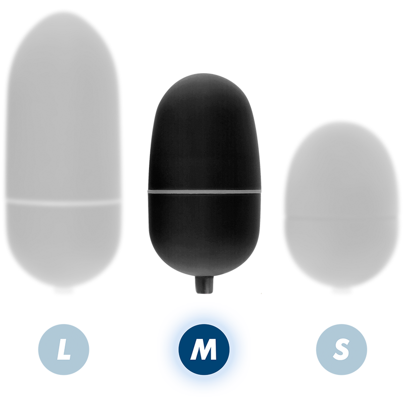 EN LÍNEA - HUEVO VIBRADOR CON CONTROL REMOTO M NEGRO