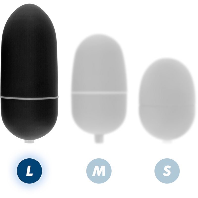 EN LÍNEA - HUEVO VIBRADOR CON CONTROL REMOTO L NEGRO