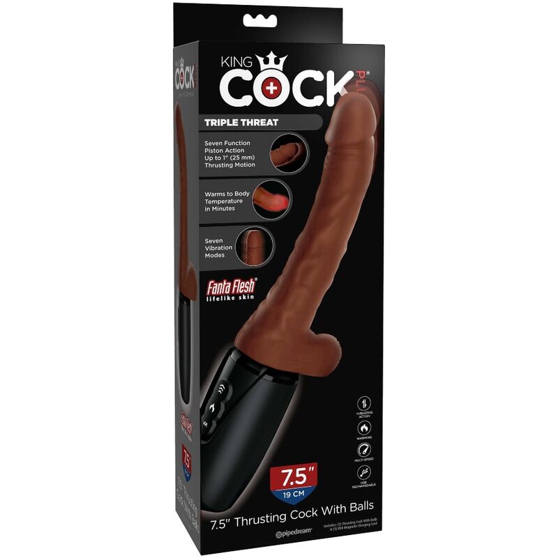 KING COCK - PIÙ TRIPLA MINACCIA TONO CARNAGIONE MARRONE