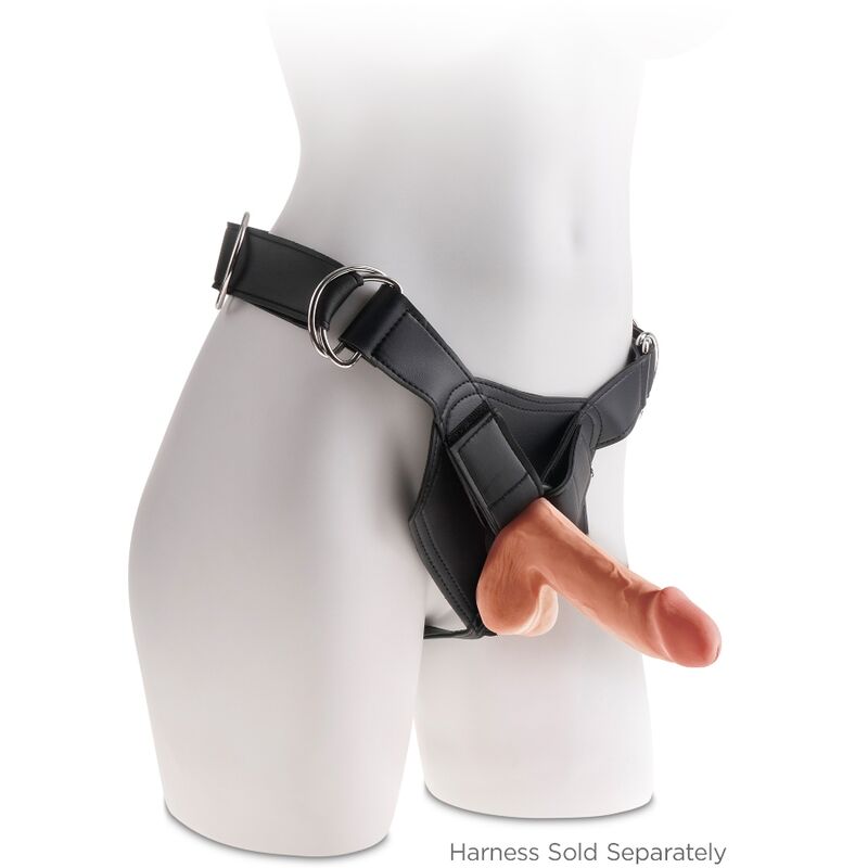 KING COCK - PLUS DILDO 3D CON BOLAS 17 CM