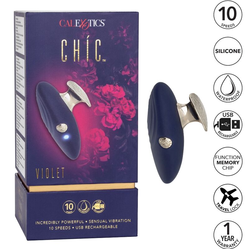 CALEXOTICS - STIMOLATORE CHIC VIOLET 10 VELOCITÀ