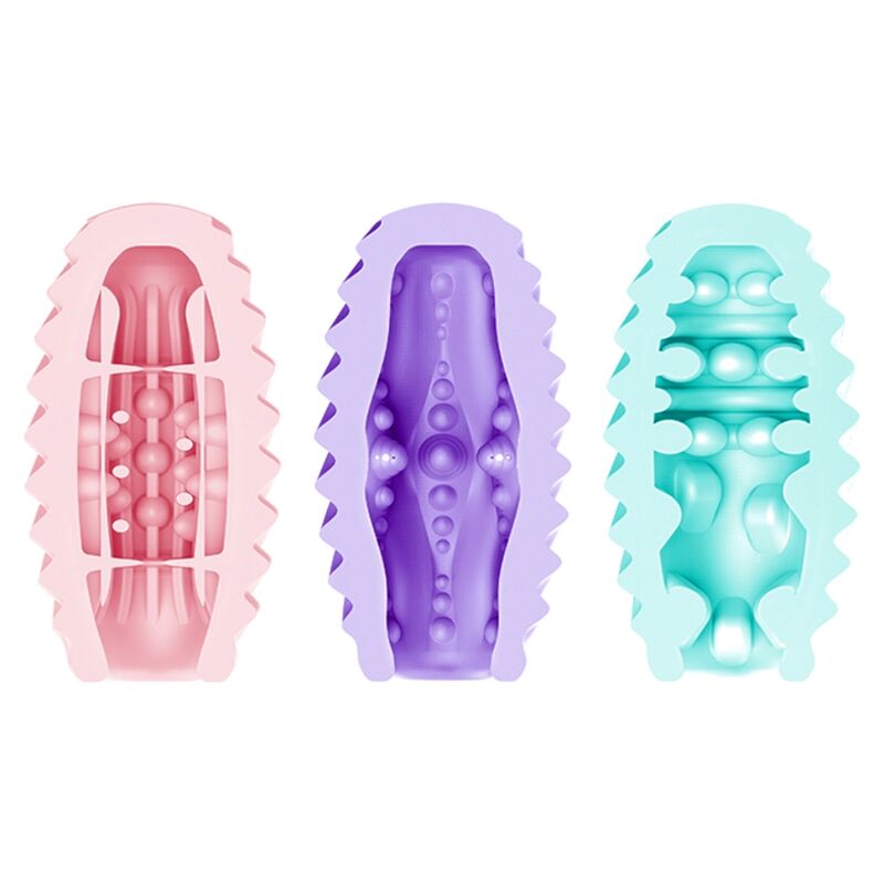 PRETTY LOVE - HUEVO MASTURBADOR DE DOBLE CARA 15 UNIDADES