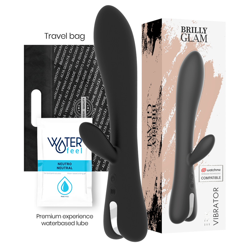 BRILLY GLAM - VIBRATORE ERIK COMPATIBILE CON LA TECNOLOGIA WIRELESS WATCHME