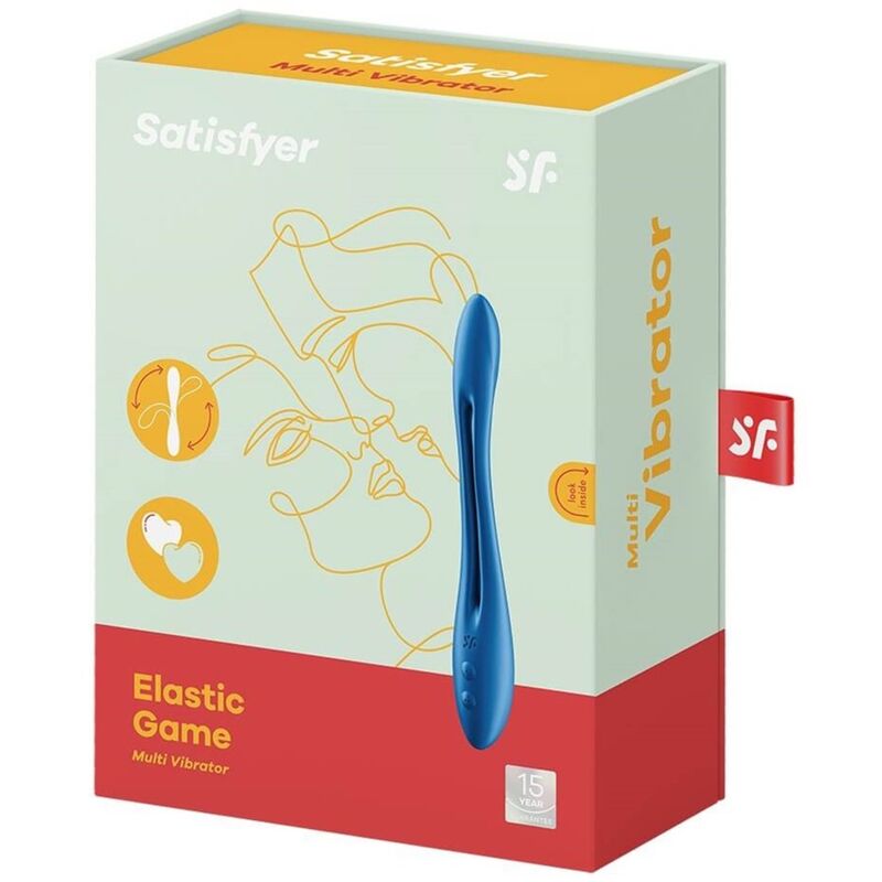 SATISFYER - ELASTIC GAME MULTI VIBRATORE BLU