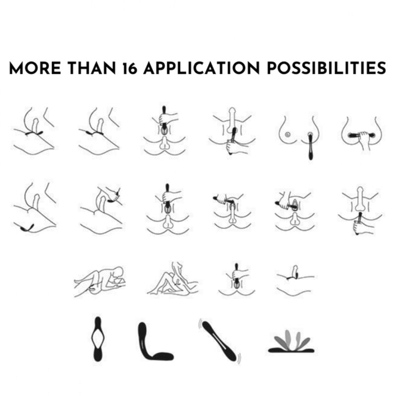 SATISFYER - ELASTIC JOY MULTIVIBRADOR ROJO