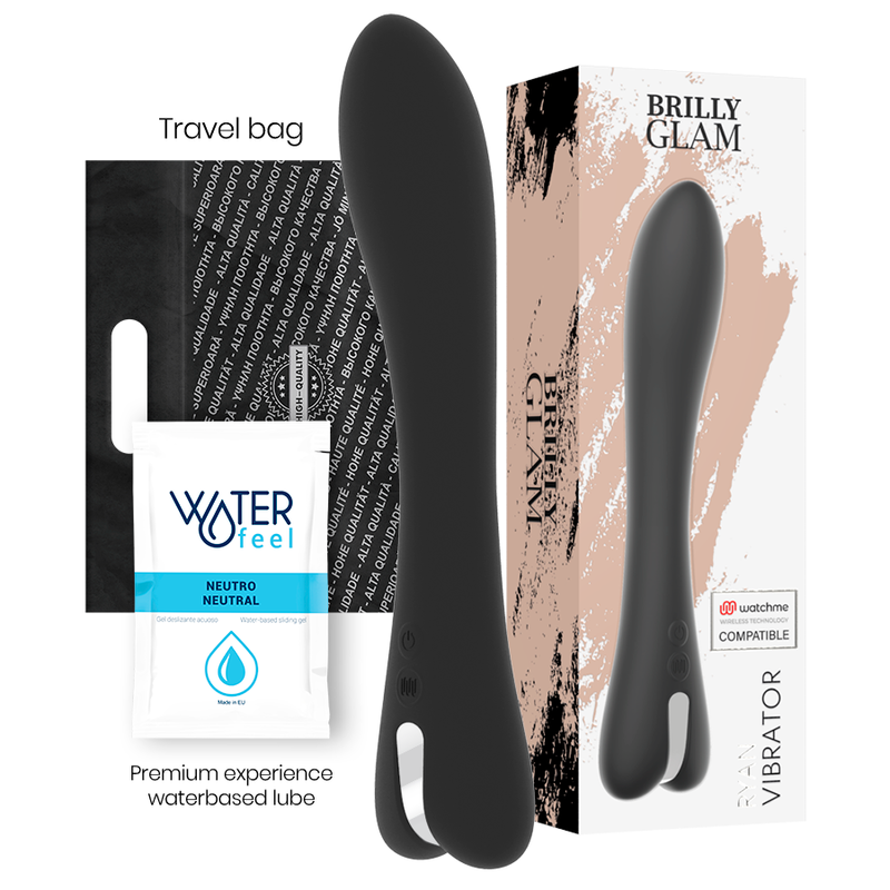 BRILLY GLAM - VIBRATORE RYAN COMPATIBILE CON LA TECNOLOGIA WIRELESS WATCHME
