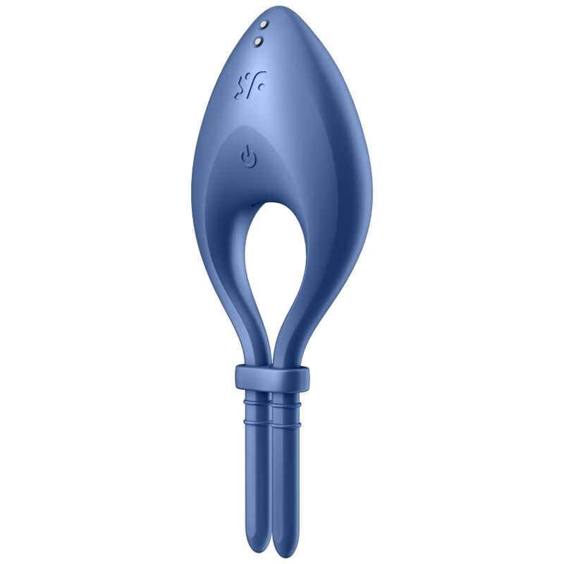 SATISFYER - BULLSEYE RING VIBRATORE APP BLU