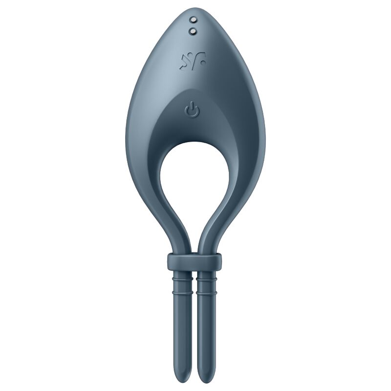 SATISFYER - BULLSEYE RING VIBRATORE APP GRIGIO