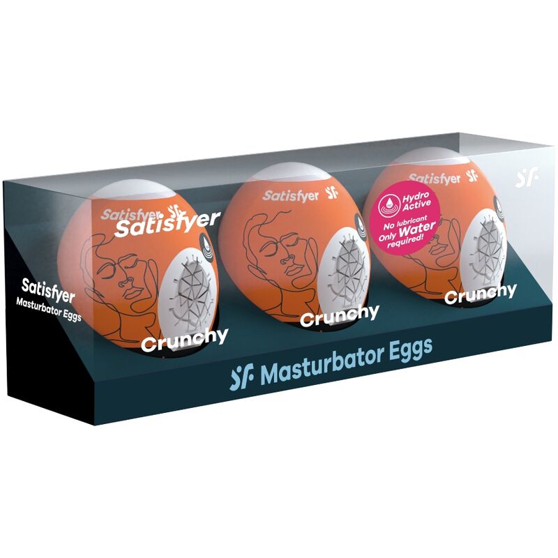 SATISFYER - 3 UOVA MASTURBATORIE NAUGHTY, SAVAGE &amp; CRUNCHY