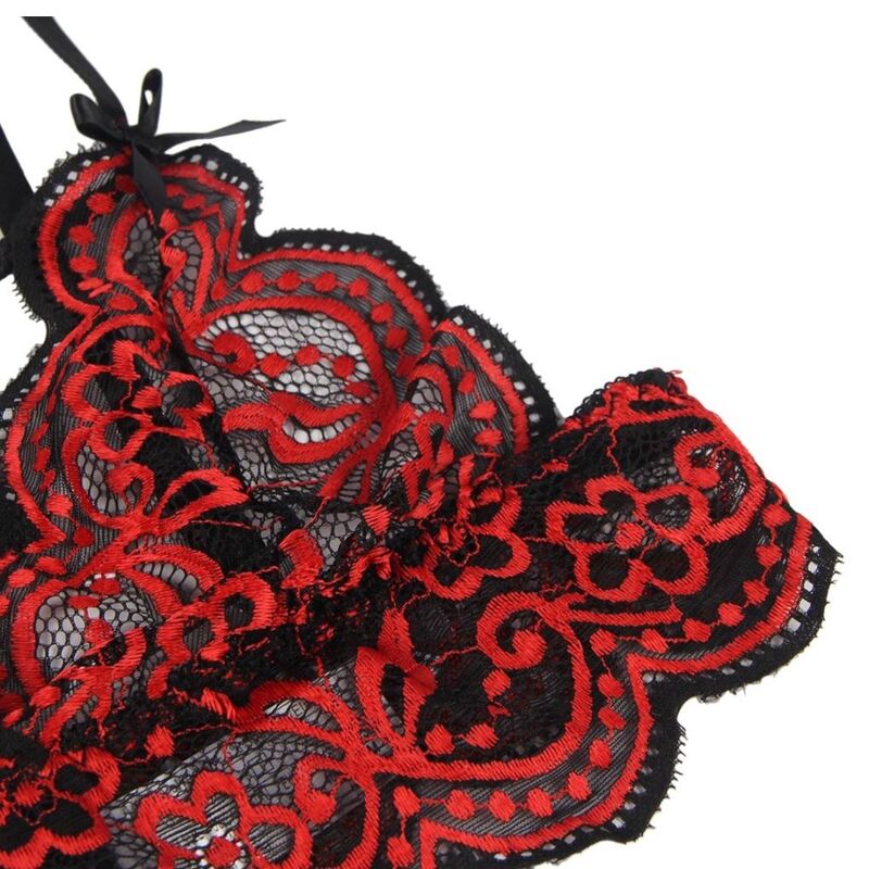 SUBBLIME - CONJUNTO DE DOS PIEZAS TOP Y BRAGUITA DE ENCAJE S/M