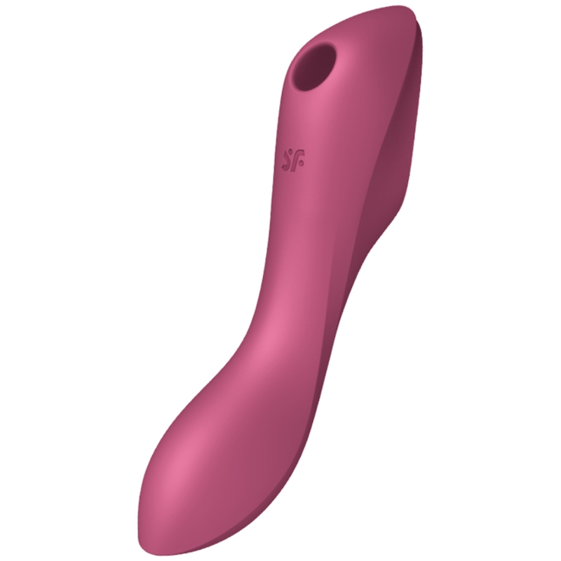 SATISFYER - CURVY TRINITY 3 AIR PULSE VIBRATORE ROSSO