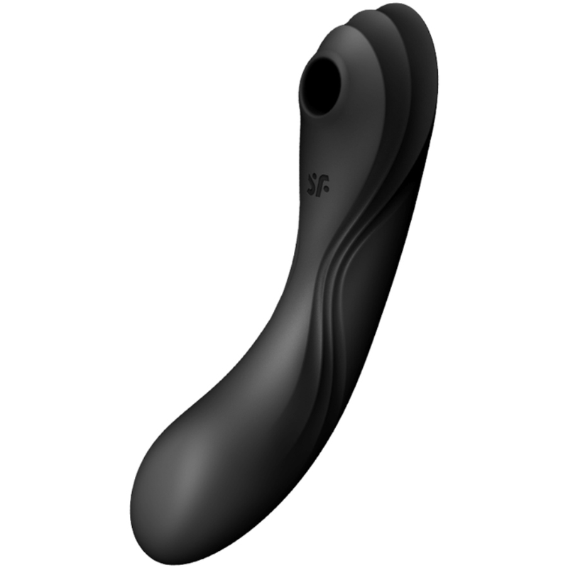 SATISFYER - CURVY TRINITY 4 AIR PULSE VIBRATORE NERO