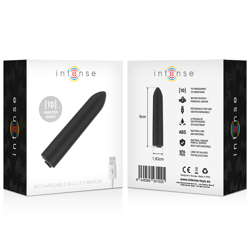 INTENSO - BALA VIBRADORA - 10 PATRONES