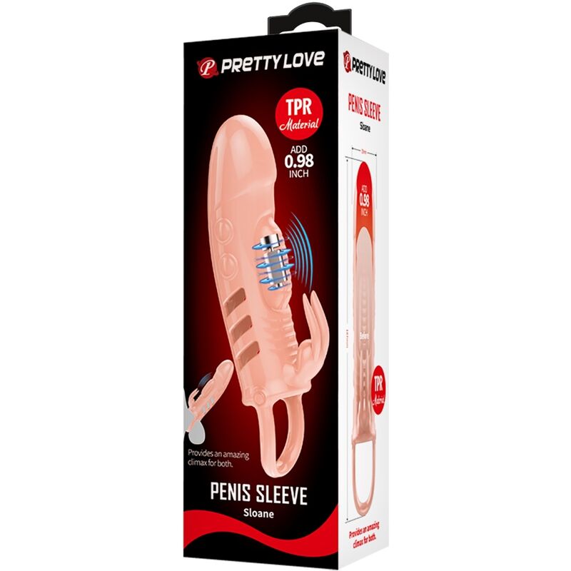 PRETTY LOVE - GUAINA PER PENE DI CONIGLIO NATURALE SLOANE