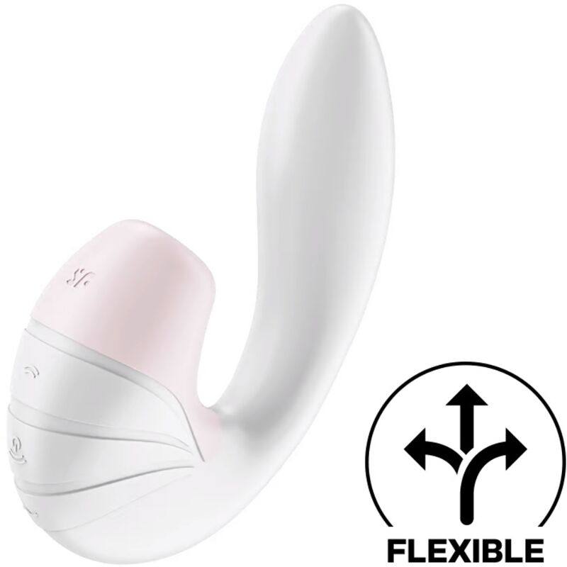 SATISFYER - SUPERNOVA AIR PULSE STIMOLATORE E VIBRAZIONE BIANCO