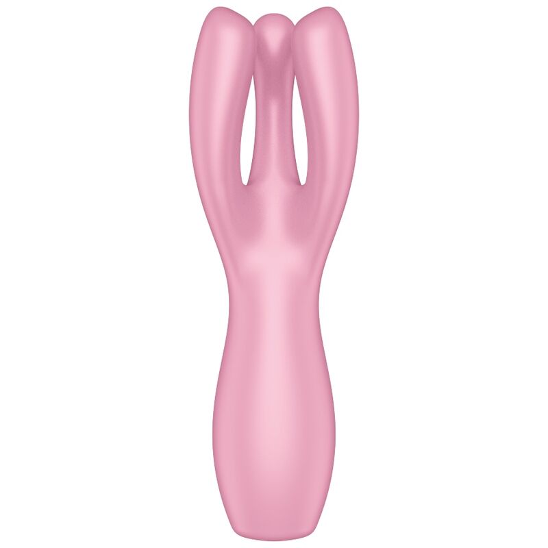 SATISFYER - VIBRATORE A TRE 3 ROSA