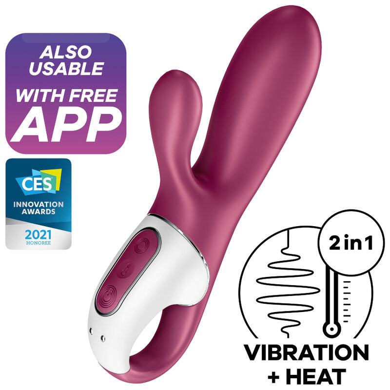 SATISFYER - VIBRATORE HOT BUNNY PUNTO G