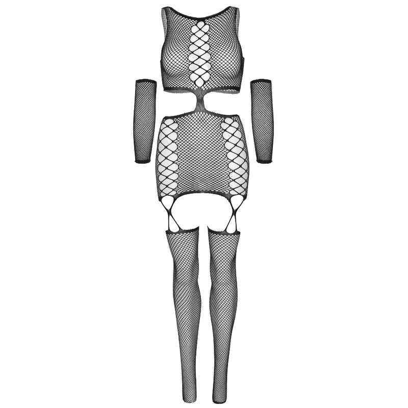LEG AVENUE - ABITO CON GIARRETTIERA E GUANTI TAGLIA UNICA