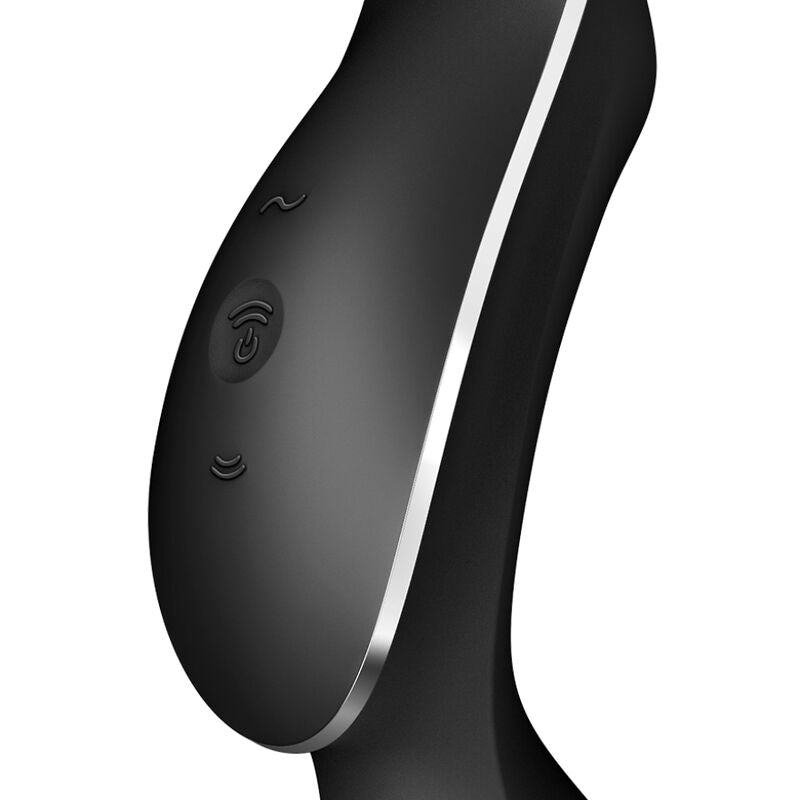 SATISFYER - CURVY TRINITY 2 AIR PULSE VIBRATORE NERO