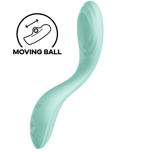 SATISFYER - VIBRATORE PER PUNTO G PIACERE ROTANTE VERDE