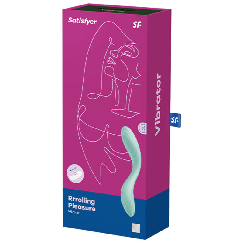SATISFYER - VIBRATORE PER PUNTO G PIACERE ROTANTE VERDE