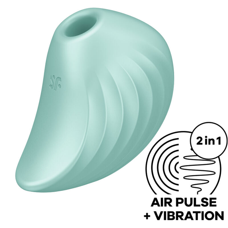 SATISFYER - PEARL DIVER AIR PULSE STIMOLATORE E VIBRATORE VERDE