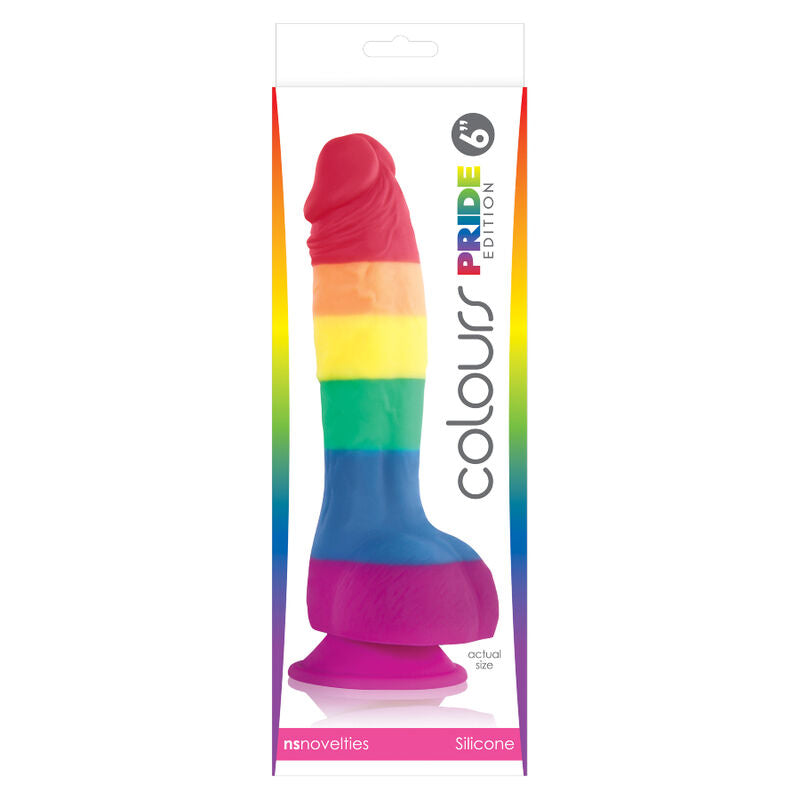 DILDO CON BANDIERA LGBT PRIDE 15 CM