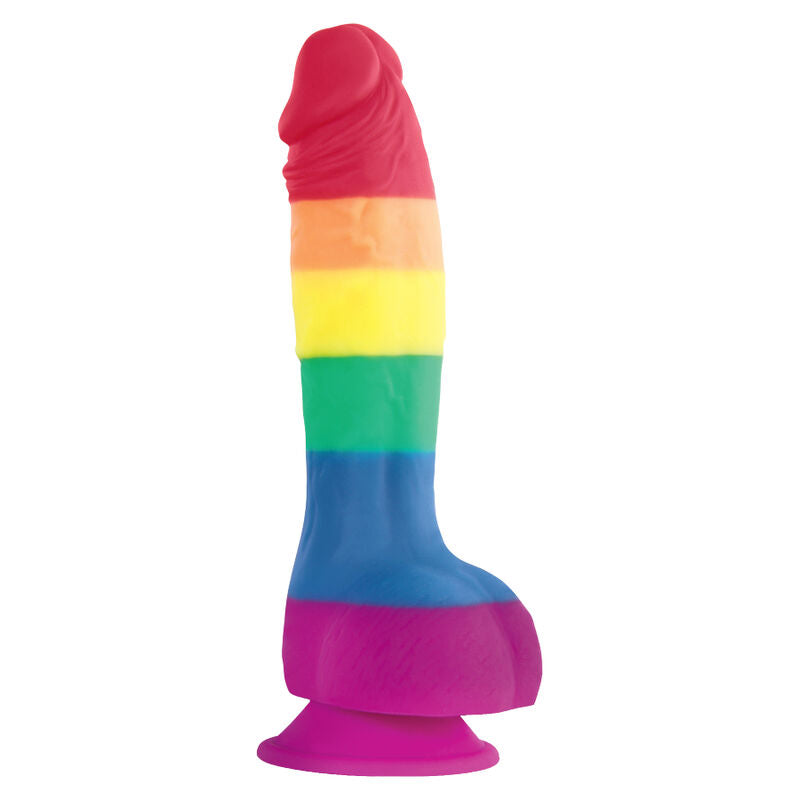 DILDO CON BANDIERA LGBT PRIDE 15 CM