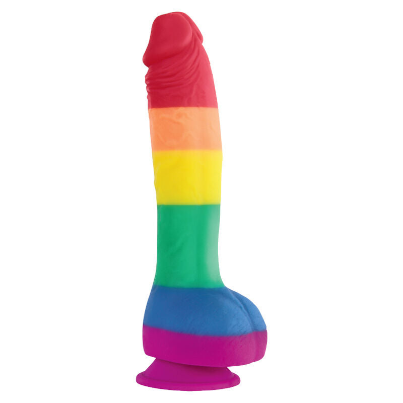 DILDO CON BANDIERA LGBT PRIDE 19 CM
