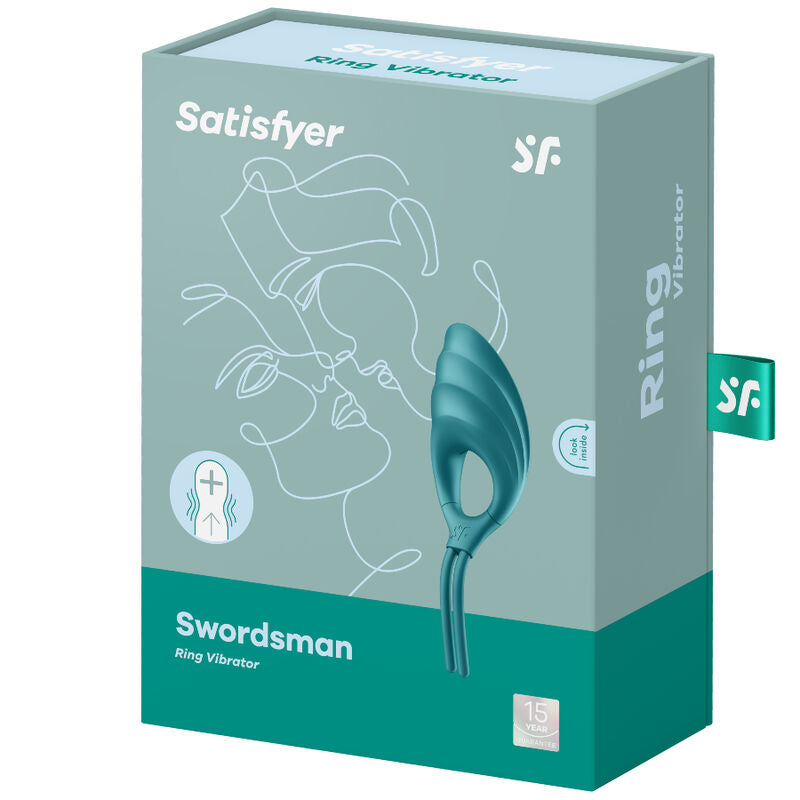 SATISFYER - SWORDSMAN RING VIBRATORE VERDE