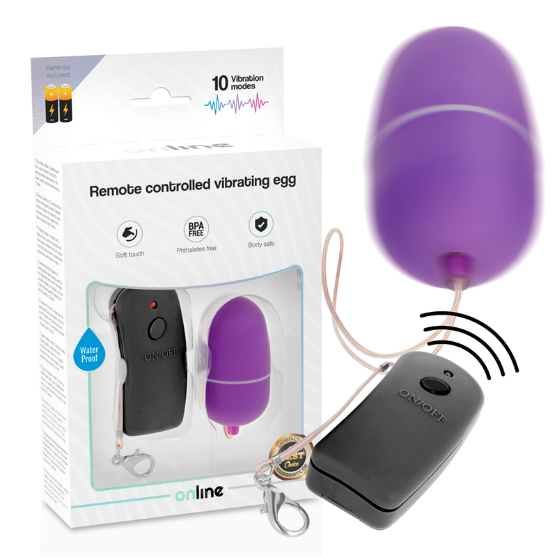 ONLINE - UOVO VIBRANTE TELECOMANDATO VIOLA
