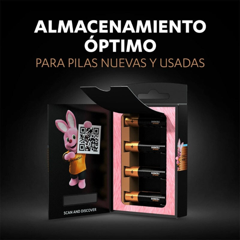 DURACELL - BATTERIA ALCALINE OPTIMUM 200 AAA LR03 4 UNITÀ