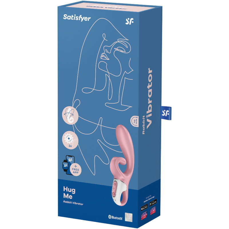 SATISFYER - APP VIBRATORE CONIGLIO ABBRACCIAMI ROSA