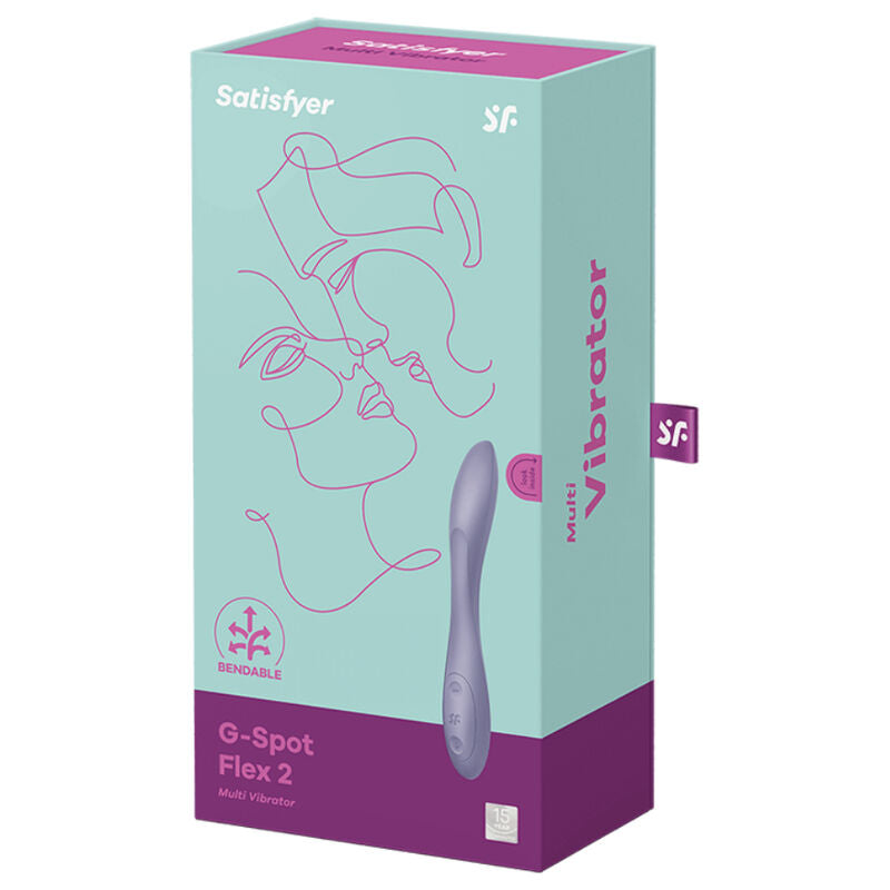 SATISFYER - G-SPOT FLEX 2 MULTI VIBRATORE VIOLA