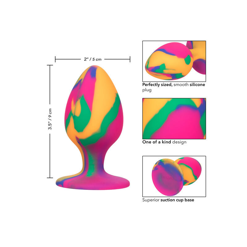 CALEXOTICS - CHEEKY LARGE TIE-DYE PLUG ANALE