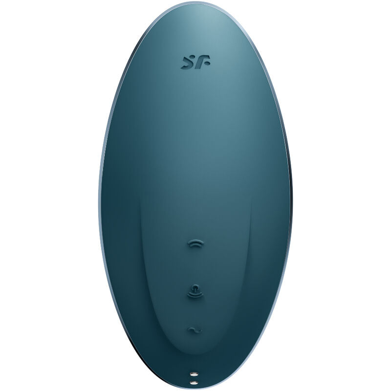 SATISFYER - VULVA LOVER 1 ESTIMULADOR Y VIBRADOR DE AIRE AZUL