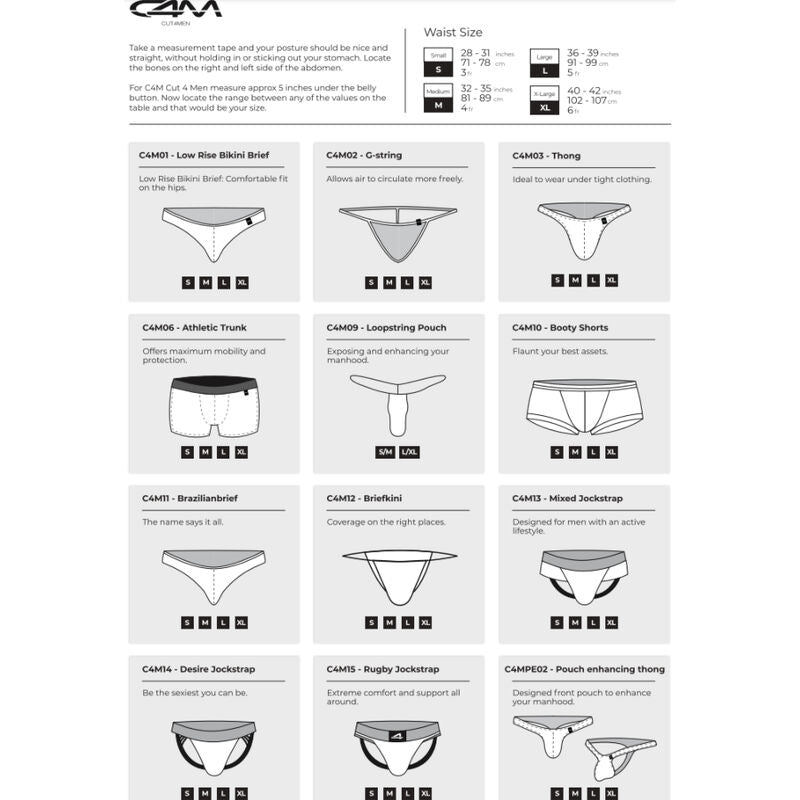 CUT4MEN - LOW RISE BRIEF AZTEC M