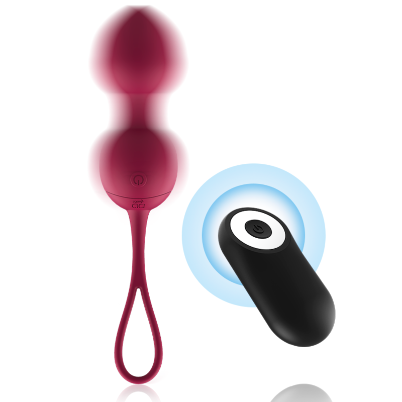 CICI BEAUTY - PERLINE KEGEL VIBRANTI IN SILICONE PREMIUM CON TELECOMANDO