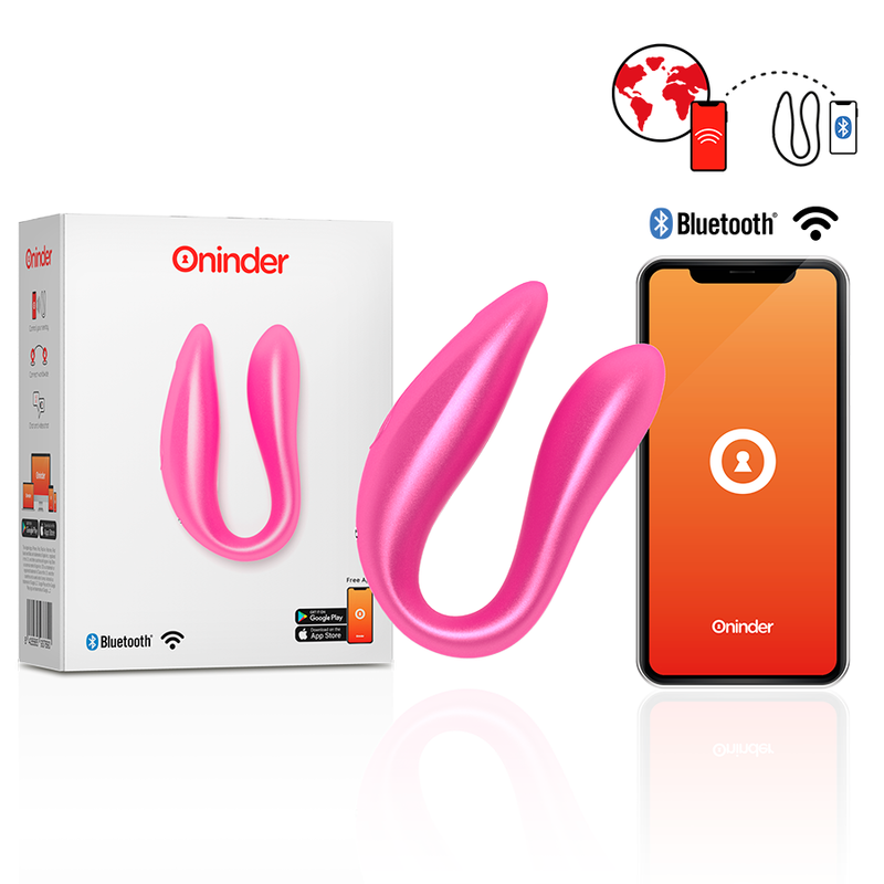 ONINDER - LISBOA BLACK STIMOLATORE DEL PUNTO G E DEL CLITORIDE - APP GRATUITA