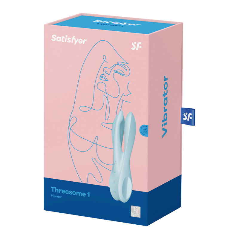 SATISFYER - VIBRATORE A TRE 1 BLU