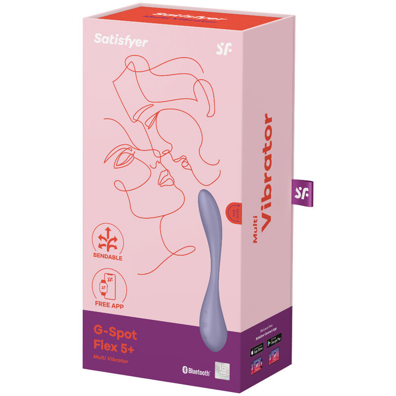 SATISFYER - G-SPOT FLEX 5 MULTI VIBRATORE BLU