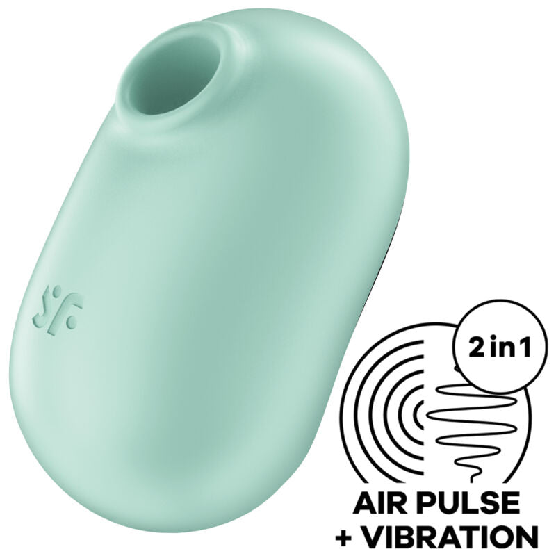 SATISFYER - PRO TO GO 2 DOPPIO STIMOLATORE E VIBRATORE A IMPULSI D'ARIA VIOLA