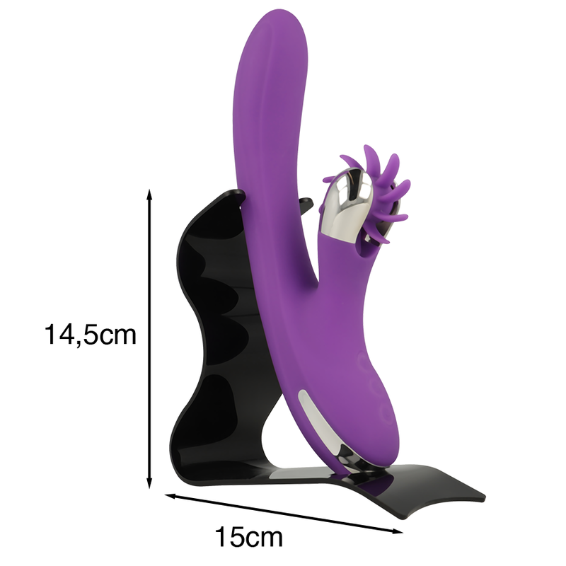 DREAMLOVE - EXPOSITOR ACRÍLICO NEGRO GRANDE 15.0 x 14.5 CM