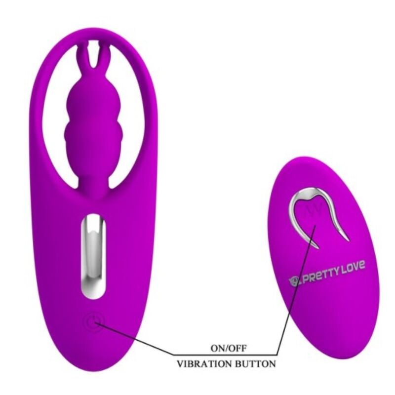 PRETTY LOVE - STIMOLATORE WILD RABBIT PER MUTANDINE CON TELECOMANDO LILLA