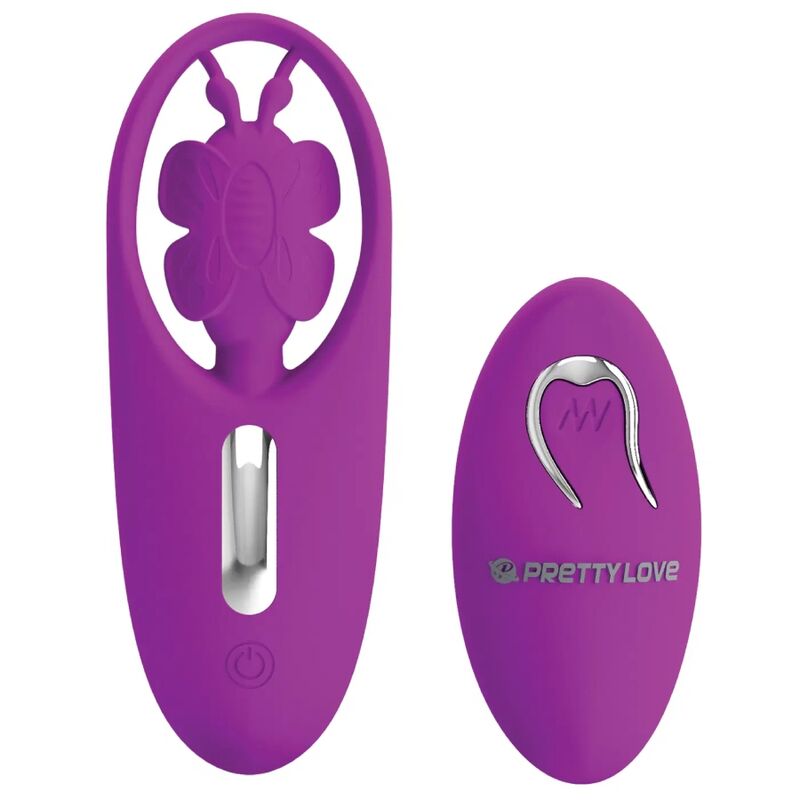 PRETTY LOVE - STIMOLATORE FARFALLA DANZANTE PER MUTANDINE CON TELECOMANDO LILLA